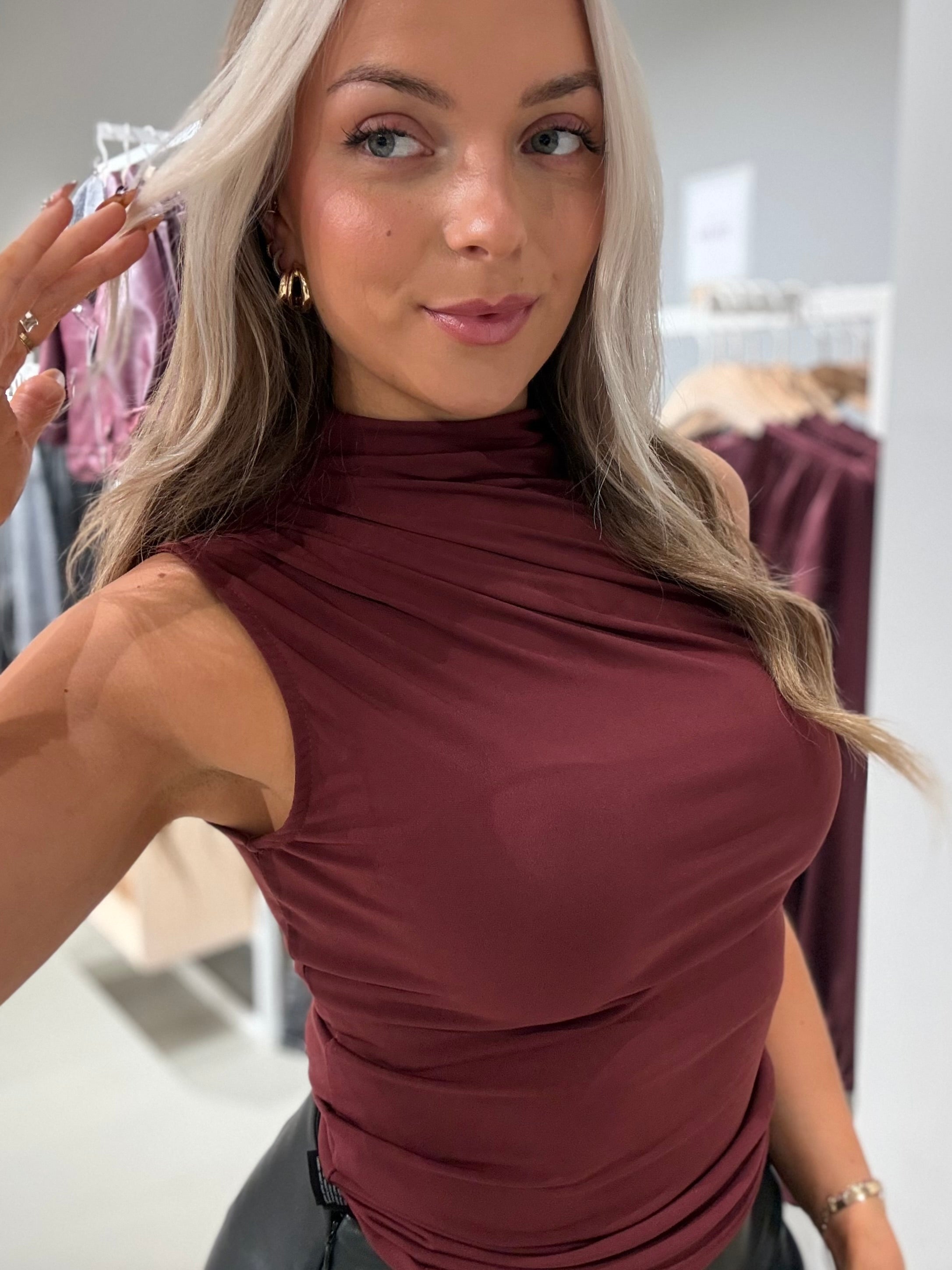 PCMADISON Top - Tawny Port